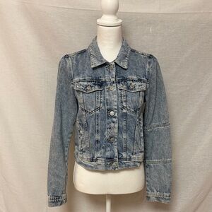 Free People Denim Jacket Size: Small
